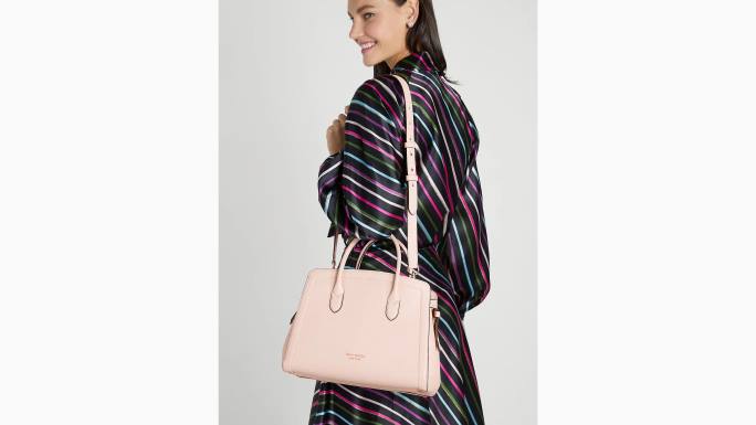 žene Kate Spade mochi ružičasta knott velika torba pribor 04HN243