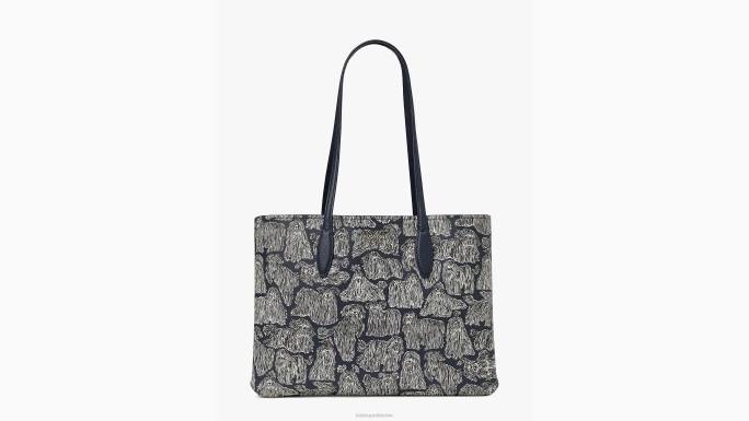 žene Kate Spade blejzer plavi multi cjelodnevna izložba pasa velika torba pribor 04HN309