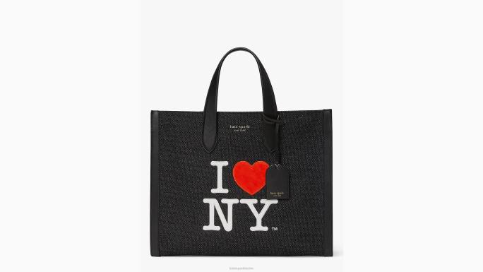 žene Kate Spade crni multi volim veliku torbicu ny x new york manhattan pribor 04HN299