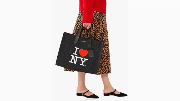 žene Kate Spade crni multi volim veliku torbicu ny x new york manhattan pribor 04HN299