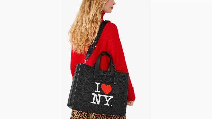 žene Kate Spade crni multi volim veliku torbicu ny x new york manhattan pribor 04HN299