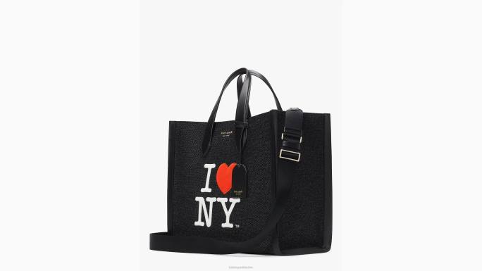 žene Kate Spade crni multi volim veliku torbicu ny x new york manhattan pribor 04HN299