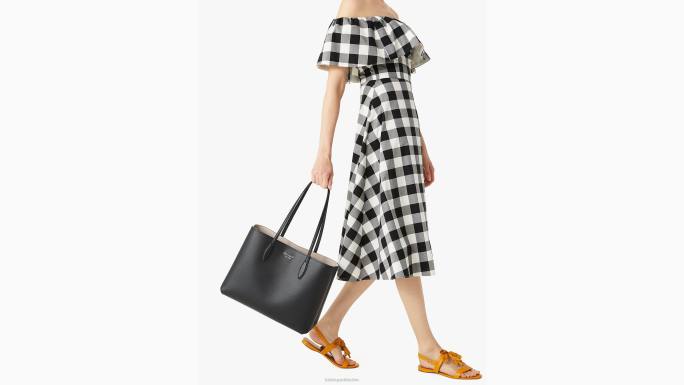 žene Kate Spade crno cjelodnevna velika torba pribor 04HN114