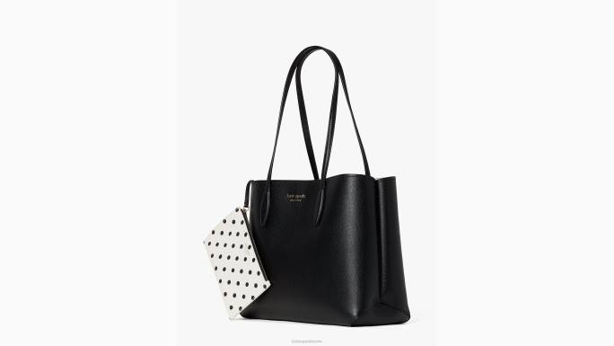 žene Kate Spade crno cjelodnevna velika torba pribor 04HN114