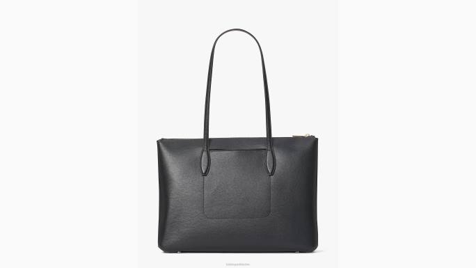 žene Kate Spade crno cjelodnevna velika torba s patentnim zatvaračem pribor 04HN81