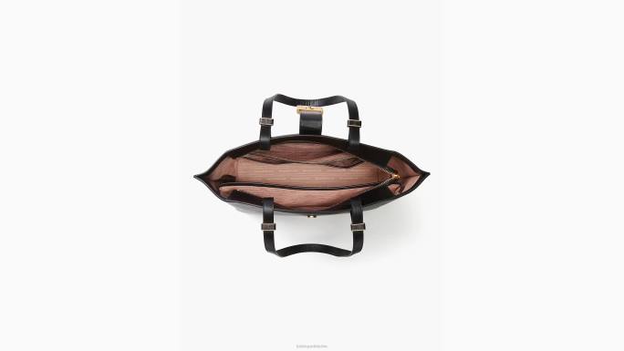 žene Kate Spade crno katy velika radna torba pribor 04HN213