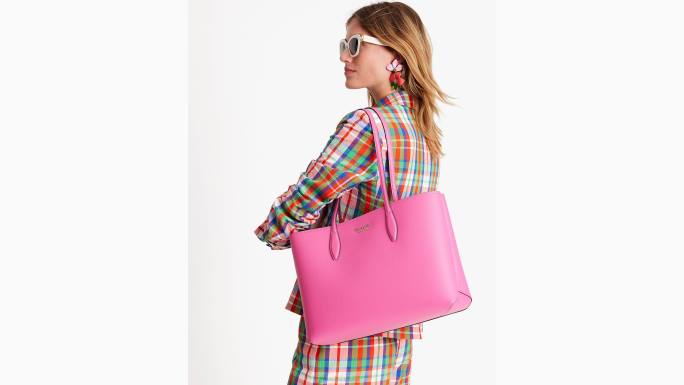 žene Kate Spade energetski ružičasta cjelodnevna velika torba pribor 04HN116