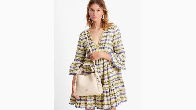 žene Kate Spade goli multi srednja torba preko ramena s čvorovima pribor 04HN138