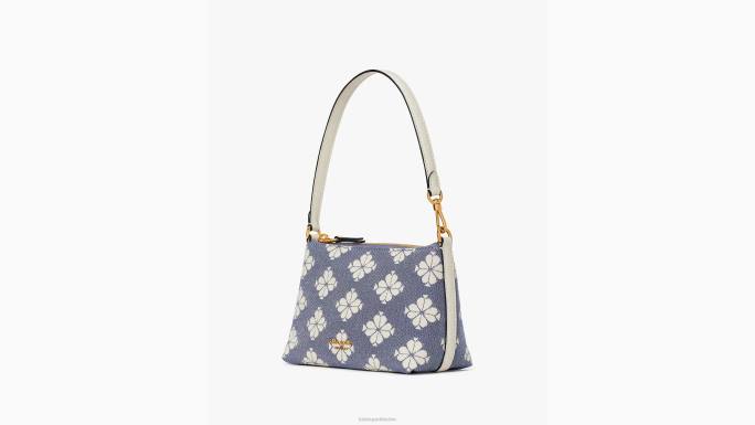 žene Kate Spade halo bijeli multi cvijet dvobojno platno istok zapad džepić pribor 04HN250