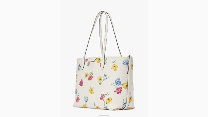 žene Kate Spade krema multi srednja torbica sutton tulip pribor 04HN276