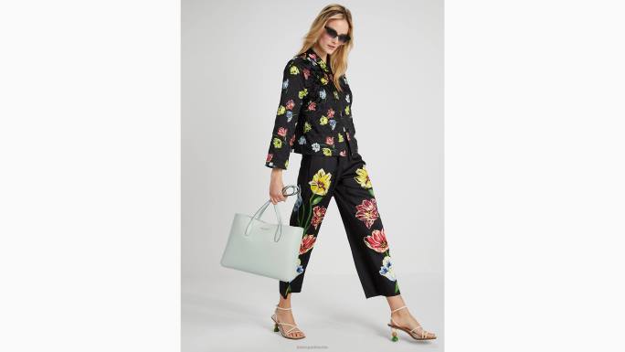 žene Kate Spade kristalno plava cjelodnevna velika torba pribor 04HN115