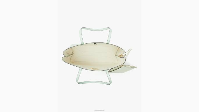 žene Kate Spade kristalno plava cjelodnevna velika torba pribor 04HN115