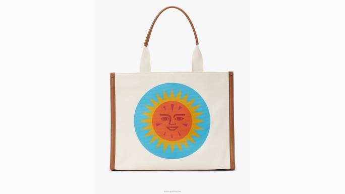 žene Kate Spade multi alexander girard x new york platnena velika torba pribor 04HN18