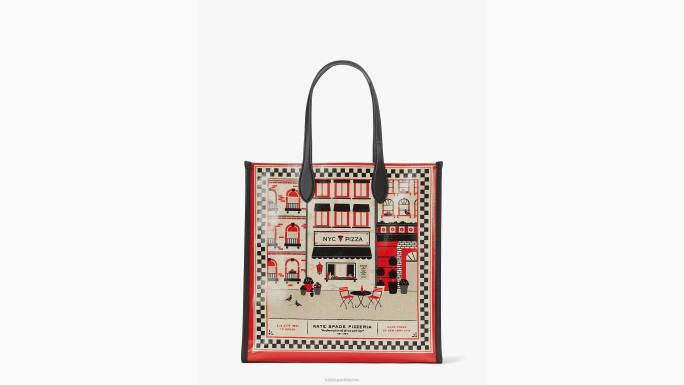 žene Kate Spade multi narezak pizzeria platnena velika gotham torba pribor 04HN209