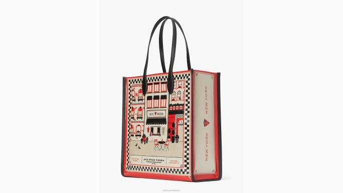 žene Kate Spade multi narezak pizzeria platnena velika gotham torba pribor 04HN209