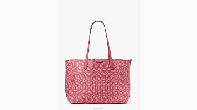 žene Kate Spade pekmez od malina multi cvjetni monogram suton srednja torba pribor 04HN295