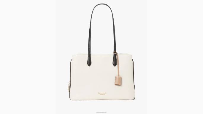 žene Kate Spade pergamena multi Hudson velika radna torba s blokovima boja pribor 04HN191