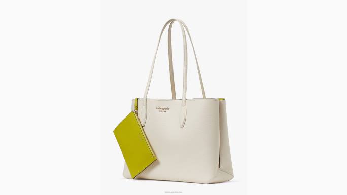 žene Kate Spade pergament/bartlett pear cjelodnevna velika torba pribor 04HN112