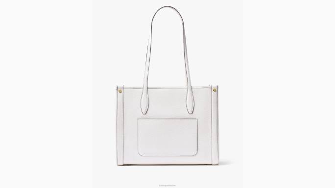 žene Kate Spade pergament tržišna srednja torba od šljunčane kože pribor 04HN31