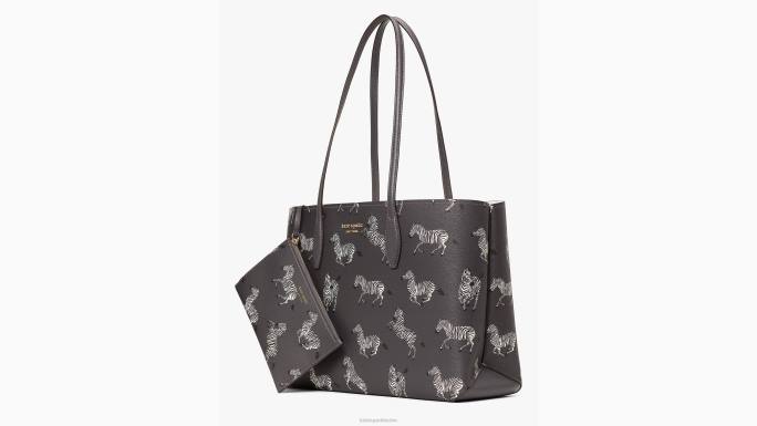 žene Kate Spade ploča multi velika torba s otisnutim cjelodnevnim plesnim zebrama pribor 04HN329