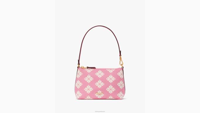 žene Kate Spade pom pom roza multi cvijet dvobojno platno istok zapad džepić pribor 04HN251