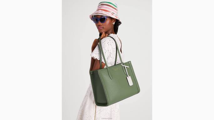 žene Kate Spade romanski tržišna srednja torba od šljunčane kože pribor 04HN30